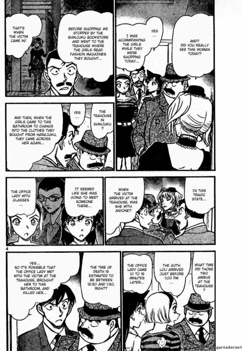 Read Detective Conan Chapter 697 A Fashion Curse - Page 4 For Free In The Highest Quality