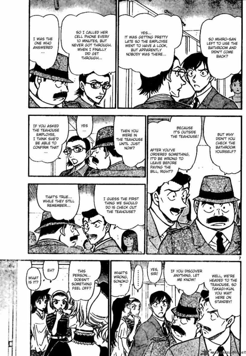 Read Detective Conan Chapter 697 A Fashion Curse - Page 7 For Free In The Highest Quality