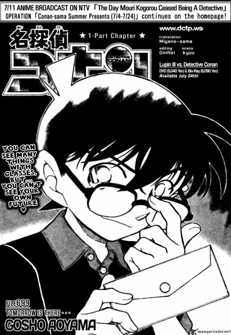 Read Detective Conan Chapter 699 Tomorrow is There - Page 1 For Free In The Highest Quality