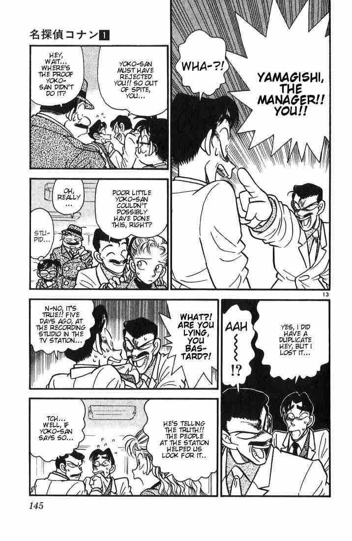 Read Detective Conan Chapter 7 The Bloody Idol - Page 12 For Free In The Highest Quality