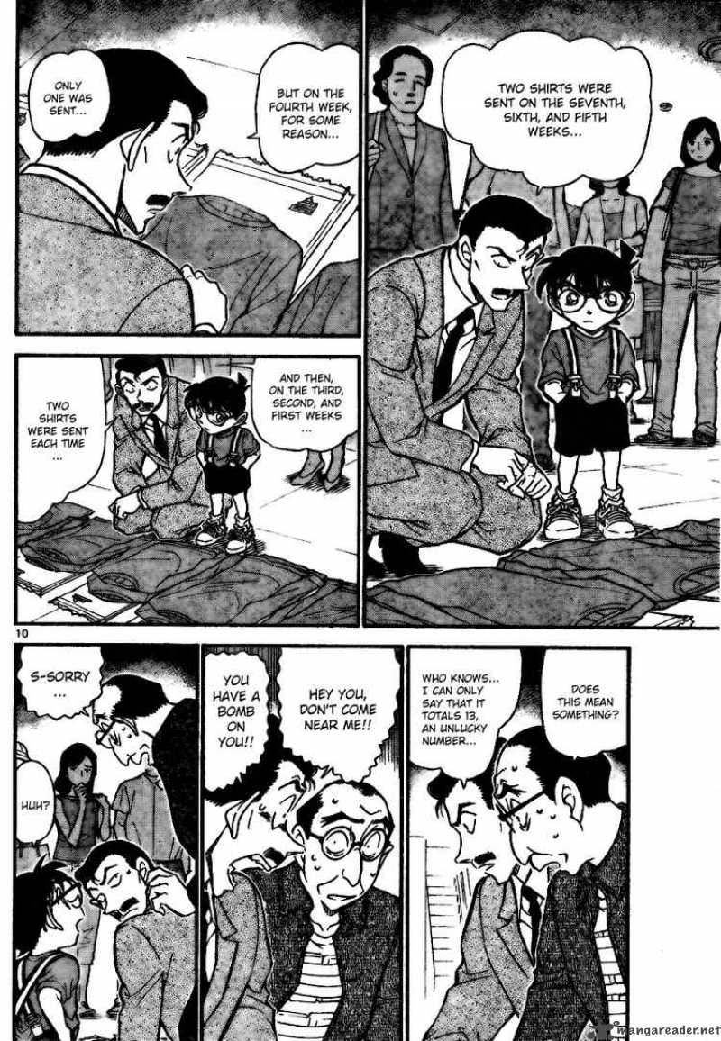 Read Detective Conan Chapter 701 Hint of Red and 13 - Page 10 For Free In The Highest Quality