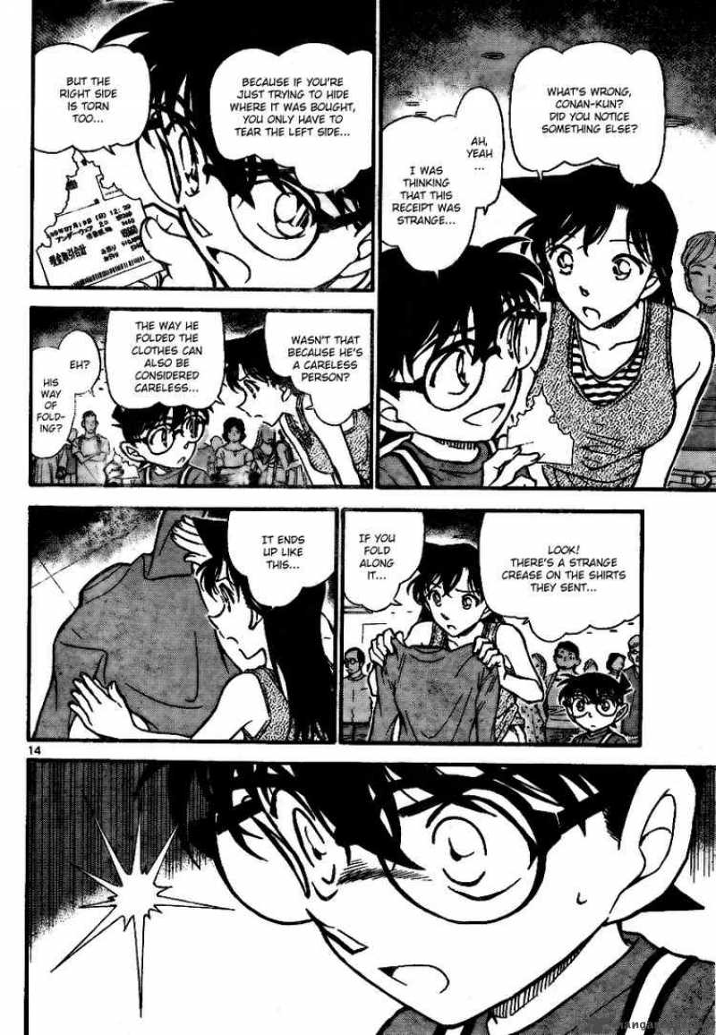 Read Detective Conan Chapter 701 Hint of Red and 13 - Page 14 For Free In The Highest Quality