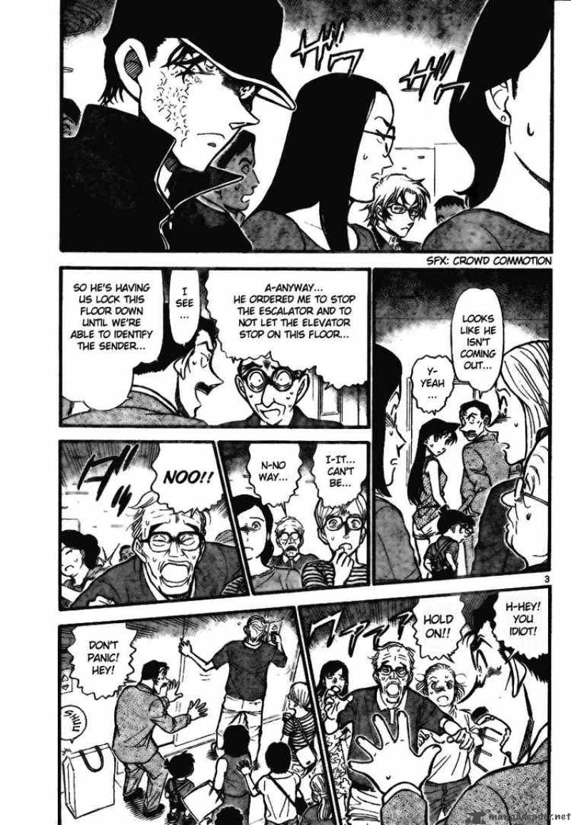 Read Detective Conan Chapter 701 Hint of Red and 13 - Page 3 For Free In The Highest Quality