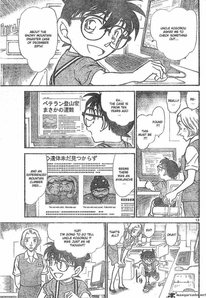 Read Detective Conan Chapter 702 The Bomber's Aim - Page 13 For Free In The Highest Quality