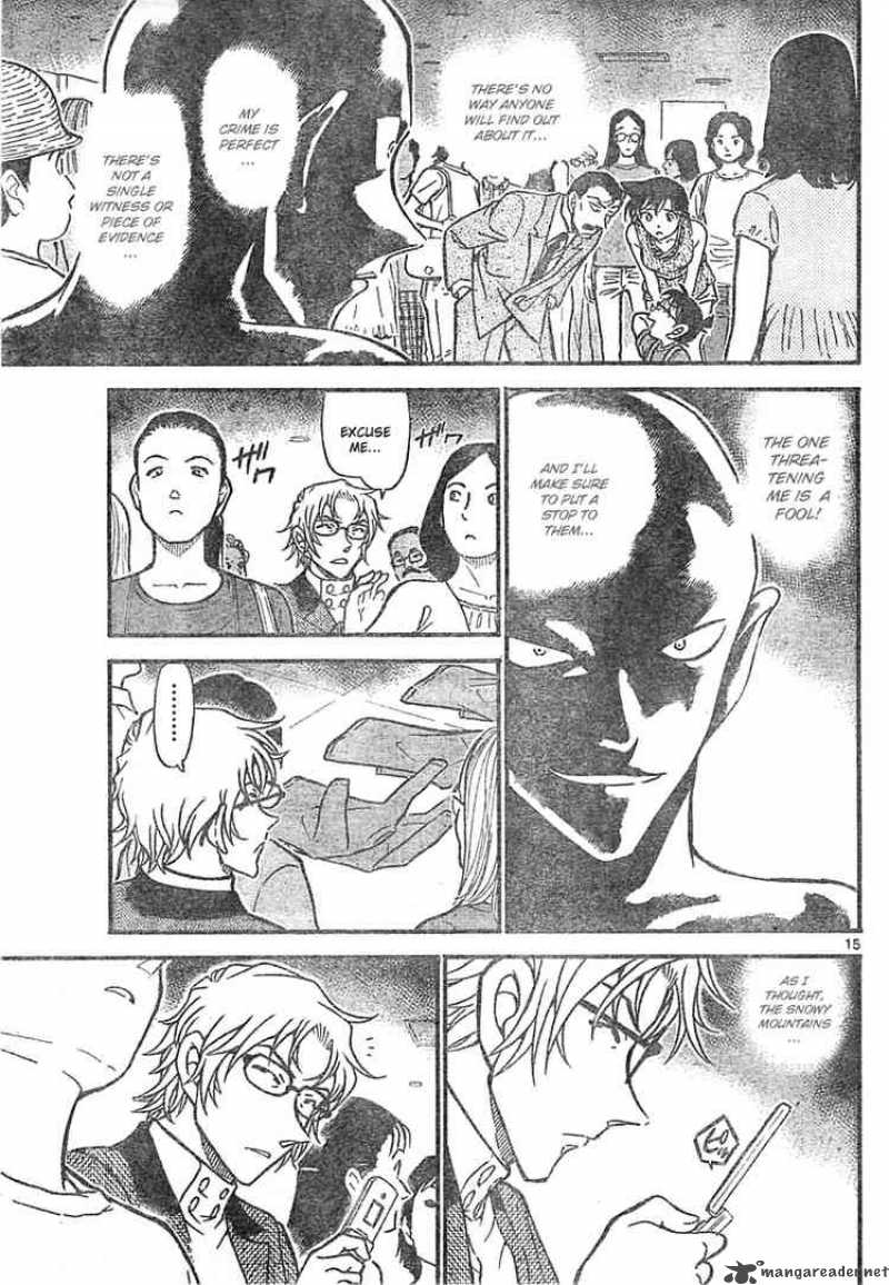 Read Detective Conan Chapter 702 The Bomber's Aim - Page 15 For Free In The Highest Quality