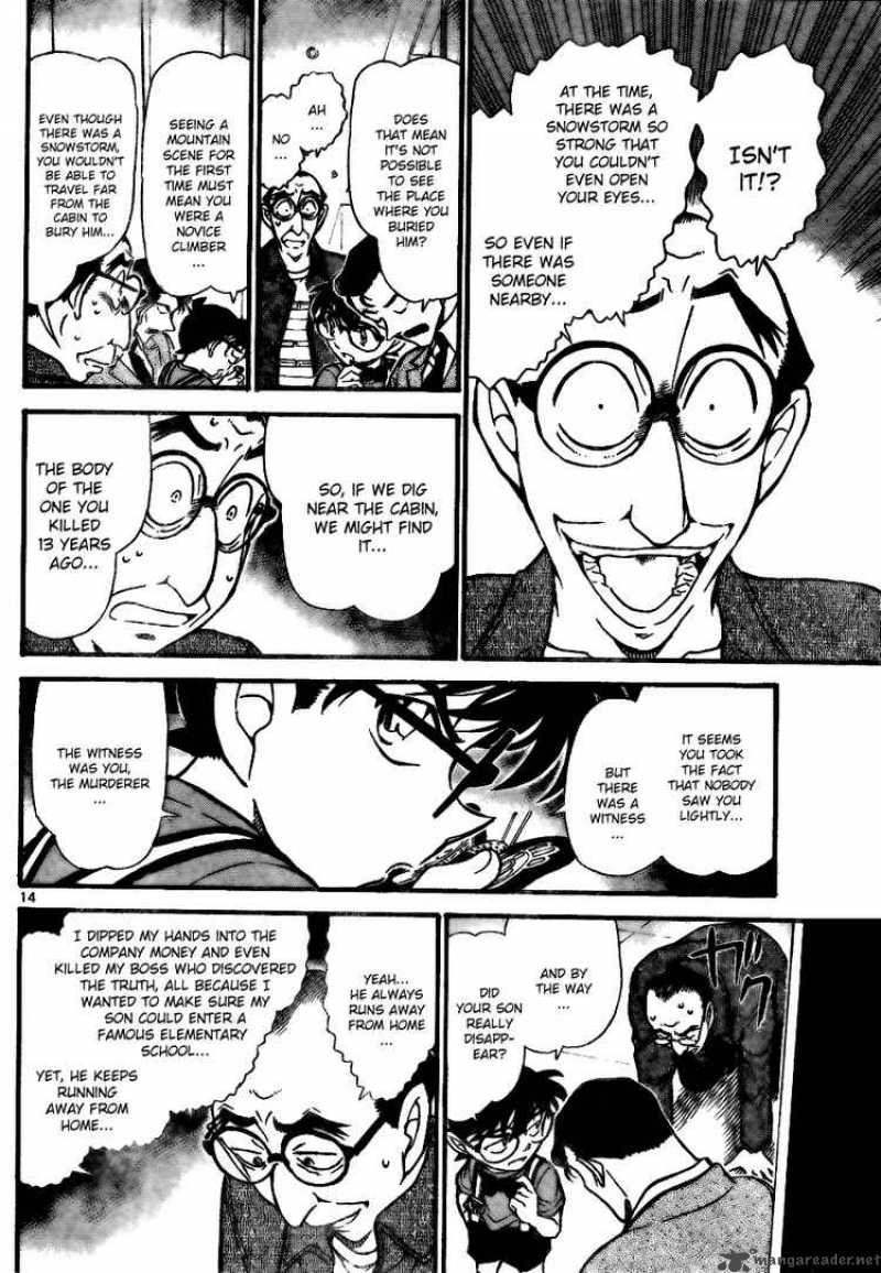 Read Detective Conan Chapter 703 The Truth Amidst the Snowstorm - Page 14 For Free In The Highest Quality