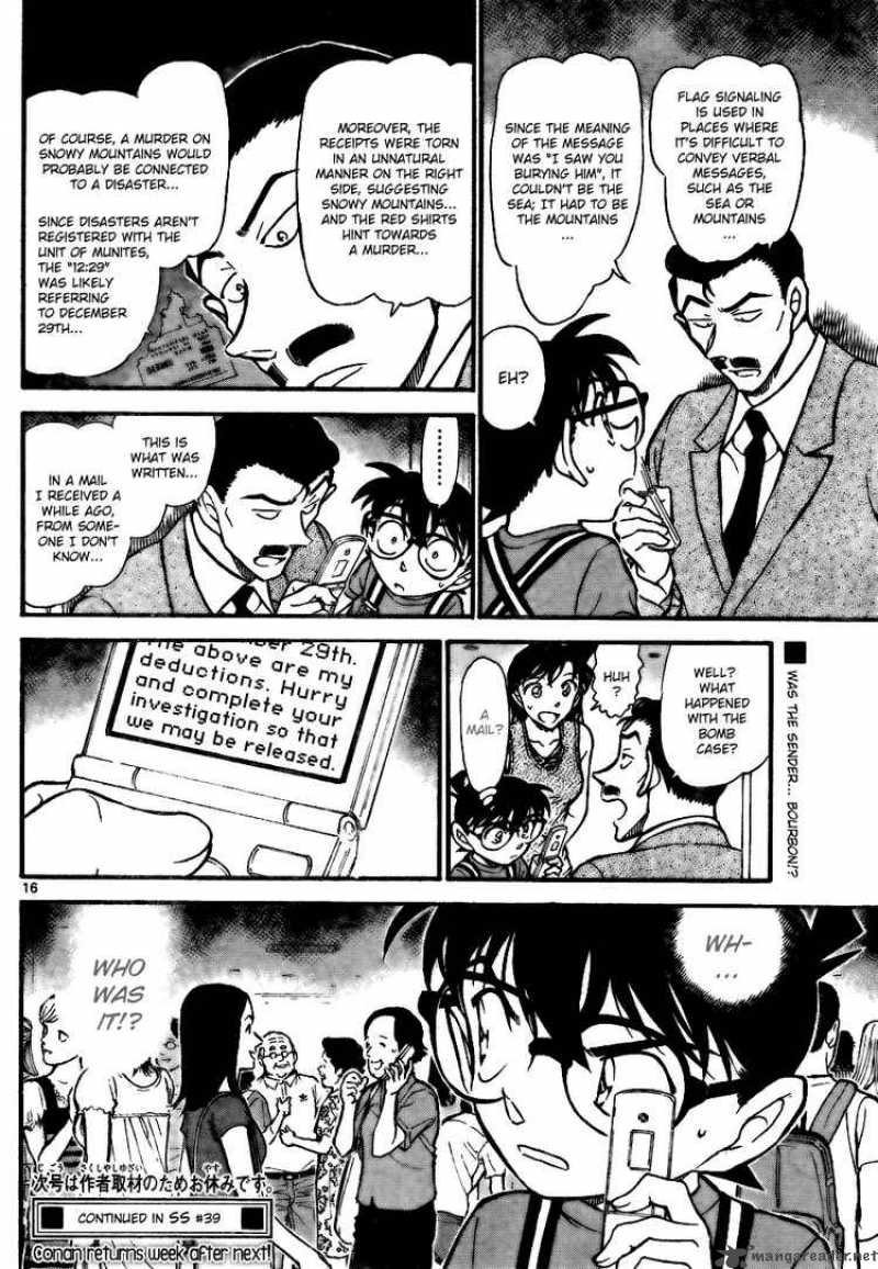 Read Detective Conan Chapter 703 The Truth Amidst the Snowstorm - Page 16 For Free In The Highest Quality