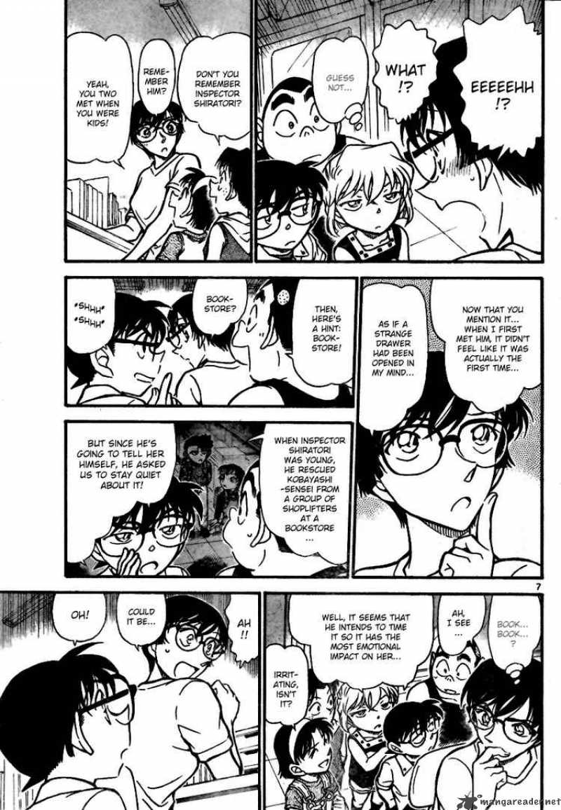 Read Detective Conan Chapter 705 Kobayashi's Sensei Love - Page 7 For Free In The Highest Quality