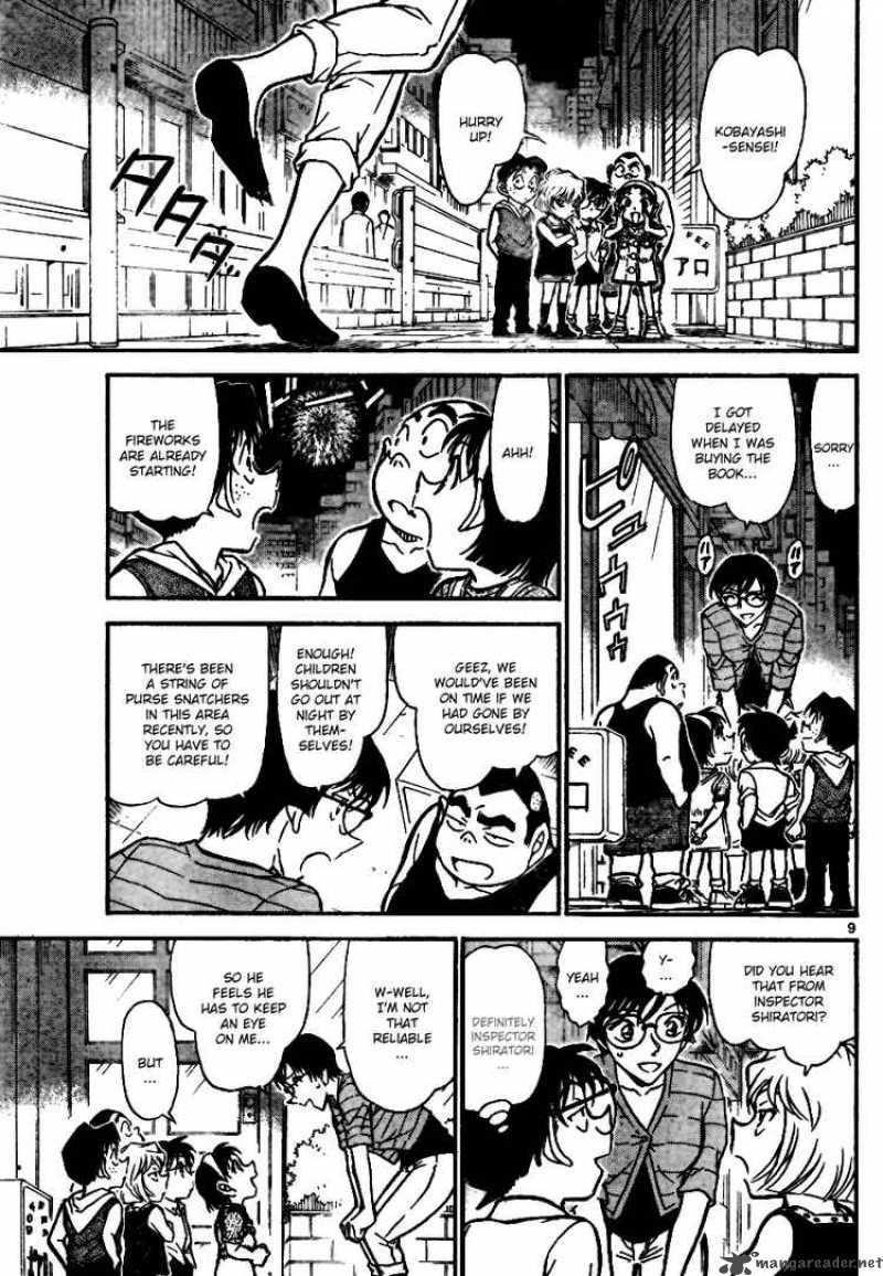 Read Detective Conan Chapter 705 Kobayashi's Sensei Love - Page 9 For Free In The Highest Quality