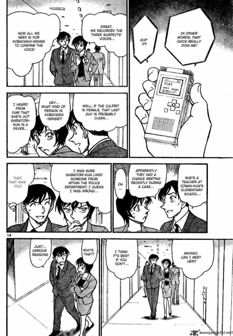Read Detective Conan Chapter 706 Kobayashi Sensei's Misunderstanding - Page 14 For Free In The Highest Quality