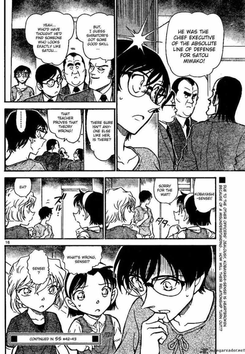 Read Detective Conan Chapter 706 Kobayashi Sensei's Misunderstanding - Page 16 For Free In The Highest Quality