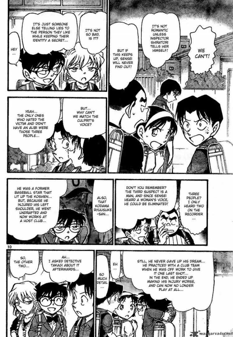 Read Detective Conan Chapter 707 The Sakura Girl Is - Page 10 For Free In The Highest Quality