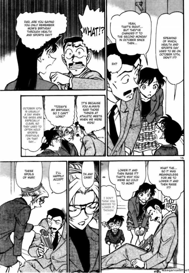 Read Detective Conan Chapter 711 The Best Birthday - Page 15 For Free In The Highest Quality