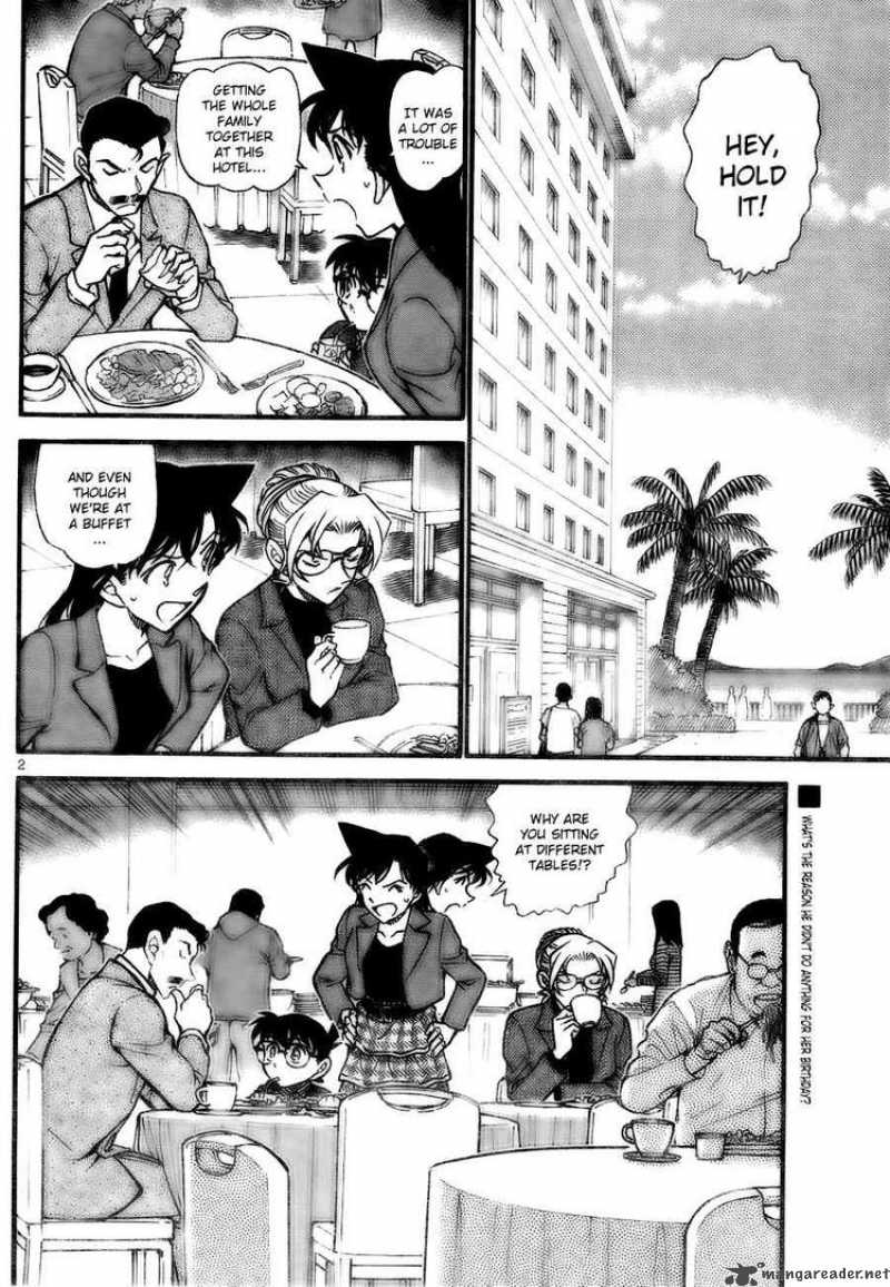 Read Detective Conan Chapter 711 The Best Birthday - Page 2 For Free In The Highest Quality