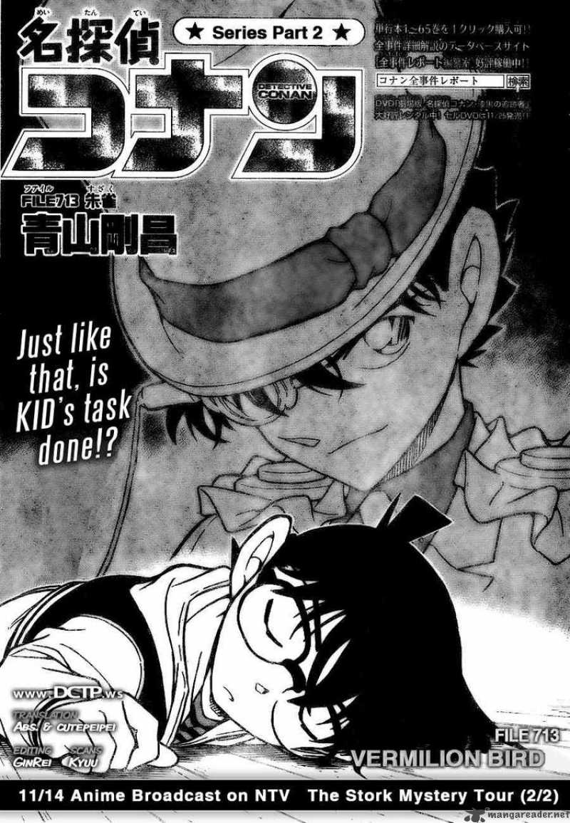Read Detective Conan Chapter 713 Vermilion Bird - Page 2 For Free In The Highest Quality