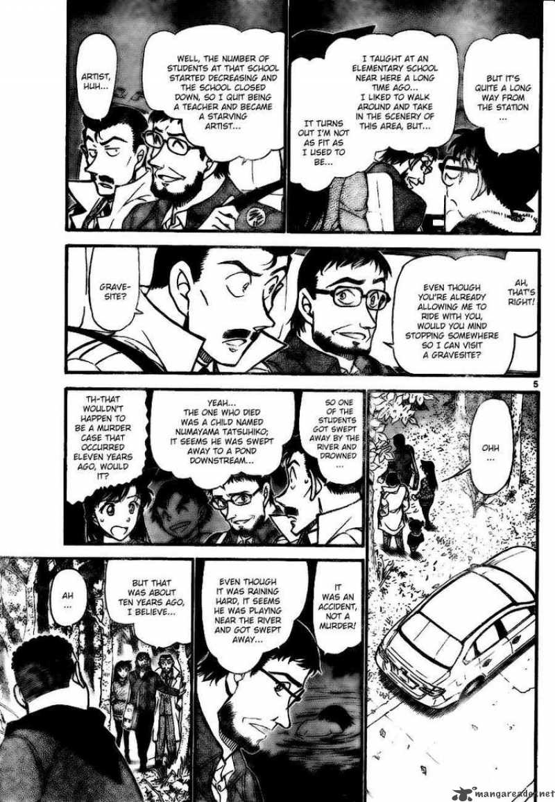Read Detective Conan Chapter 719 A Request from the Bottom of the Pond - Page 5 For Free In The Highest Quality