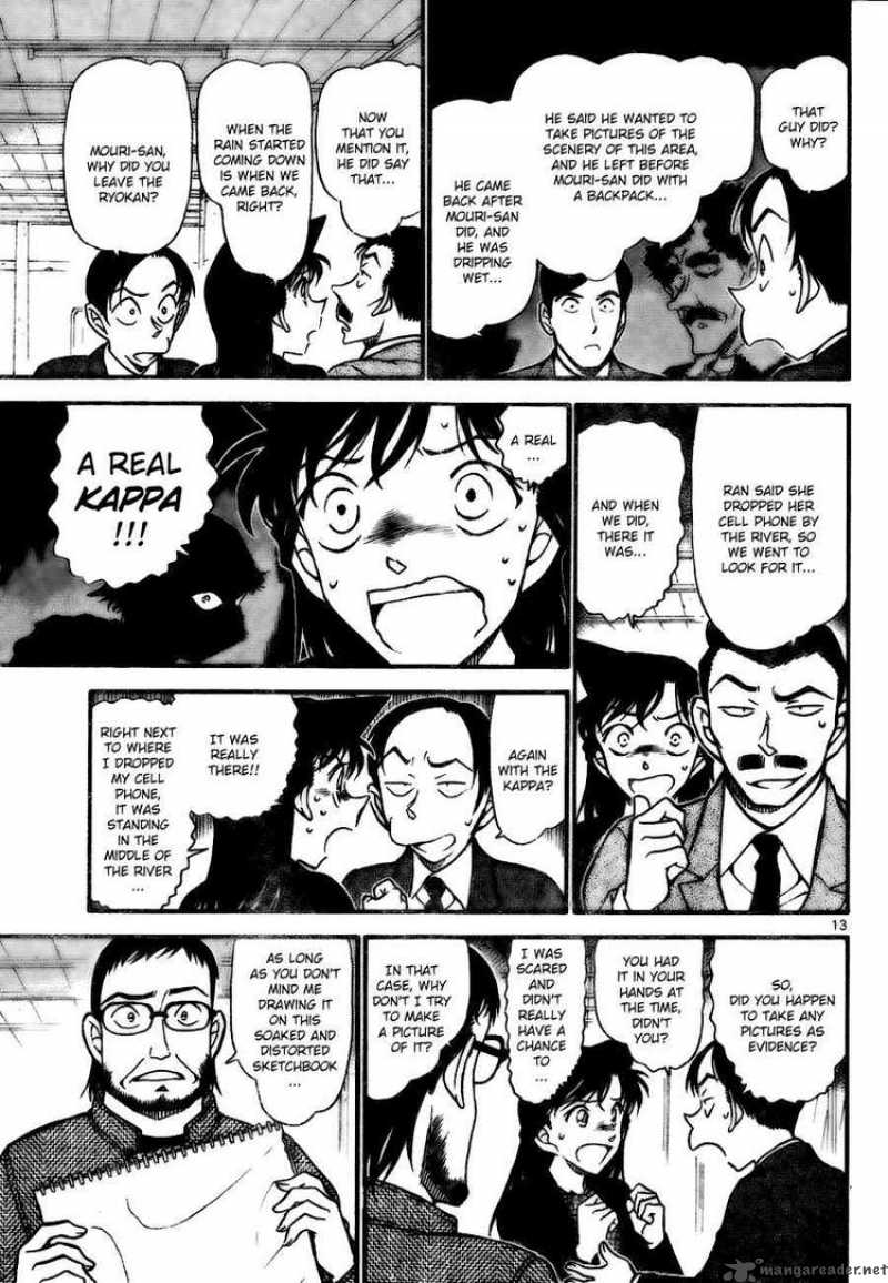 Read Detective Conan Chapter 720 The Kappa's Curse - Page 13 For Free In The Highest Quality