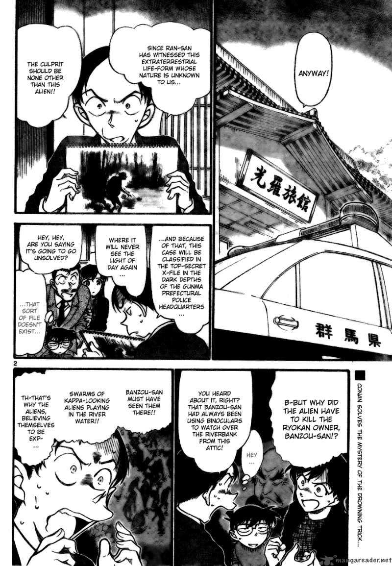 Read Detective Conan Chapter 721 The Kappa s True Form - Page 2 For Free In The Highest Quality