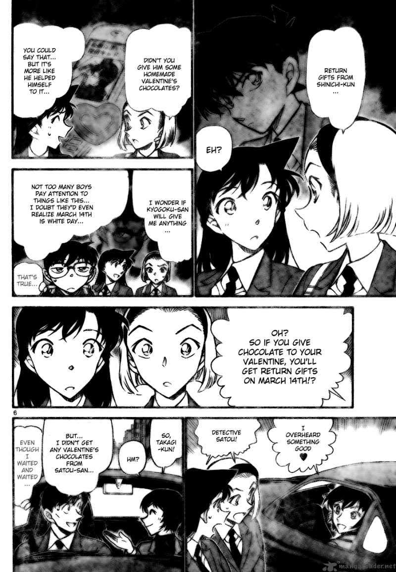 Read Detective Conan Chapter 725 White Day Murder - Page 6 For Free In The Highest Quality