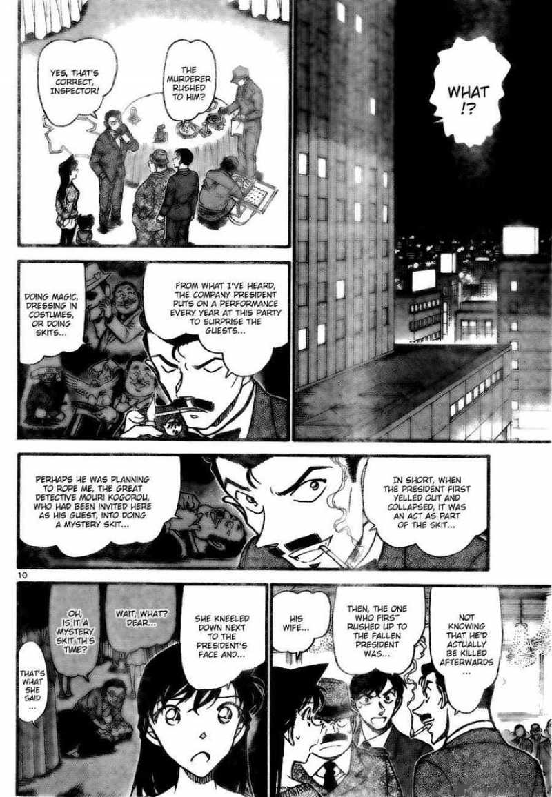 Read Detective Conan Chapter 726 The Miracllous Trick - Page 10 For Free In The Highest Quality