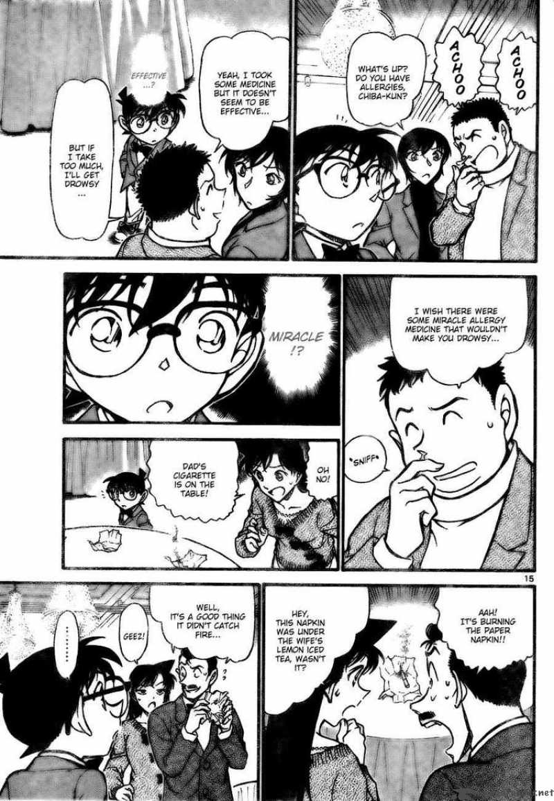 Read Detective Conan Chapter 726 The Miracllous Trick - Page 15 For Free In The Highest Quality