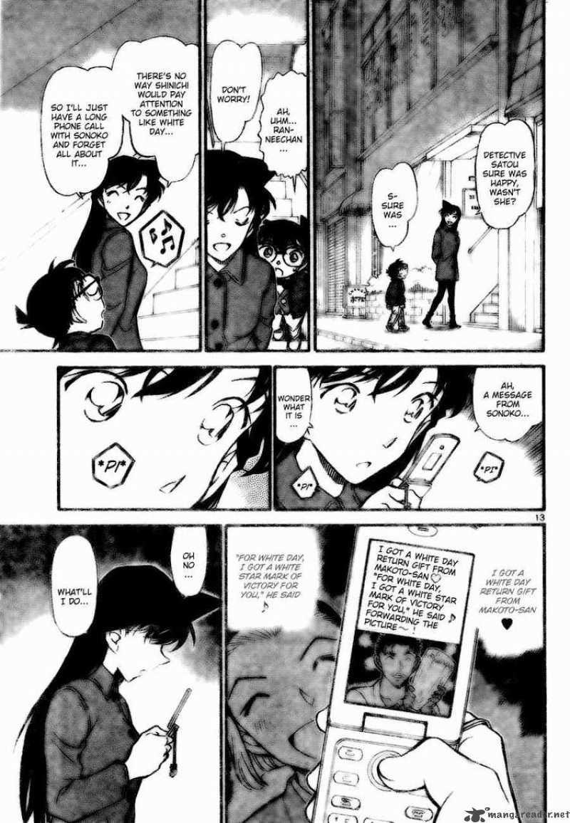 Read Detective Conan Chapter 727 Happy White Day - Page 13 For Free In The Highest Quality