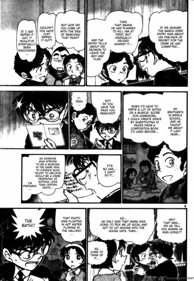 Read Detective Conan Chapter 730 The Secret of the Diary - Page 9 For Free In The Highest Quality