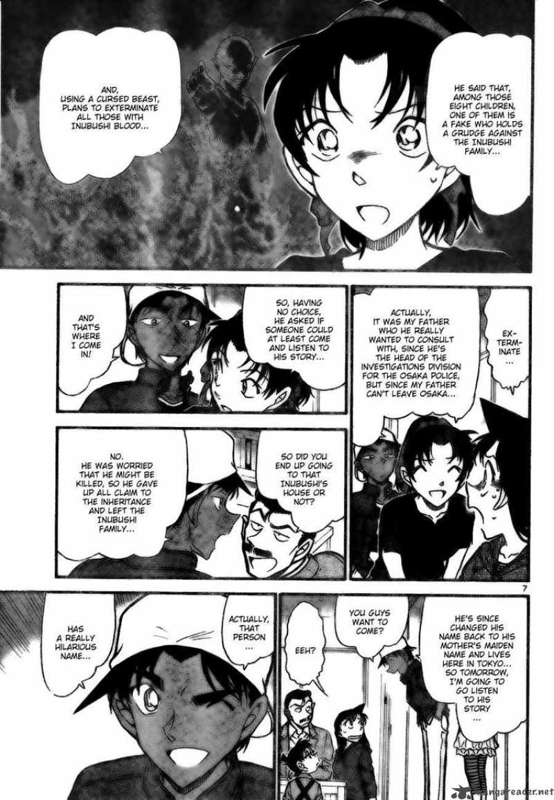 Read Detective Conan Chapter 734 Demon Dog - Page 7 For Free In The Highest Quality