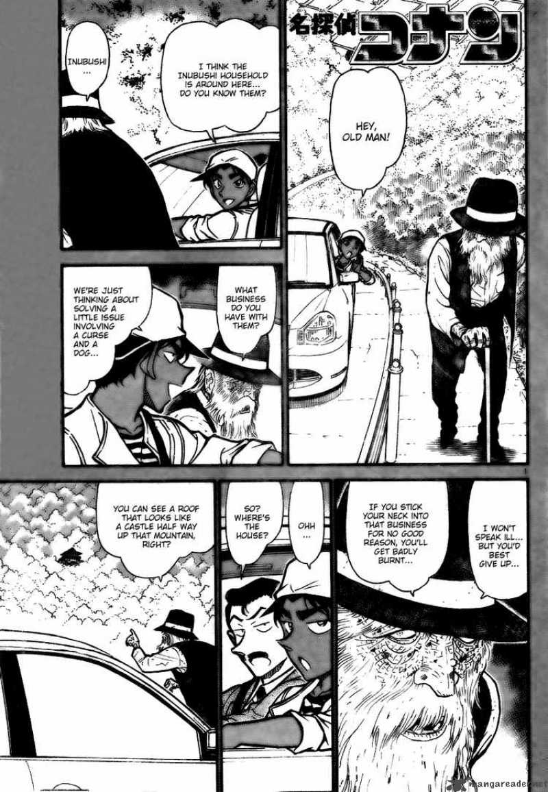 Read Detective Conan Chapter 736 The Inubushi Family - Page 1 For Free In The Highest Quality