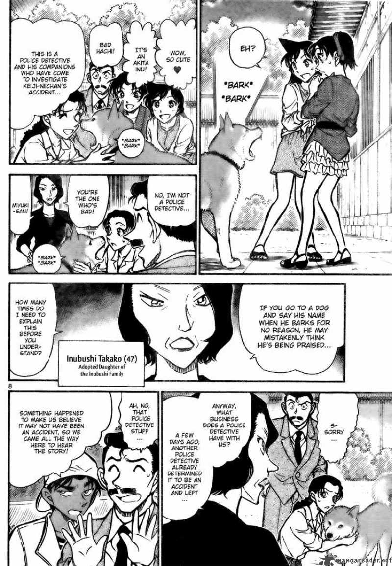 Read Detective Conan Chapter 736 The Inubushi Family - Page 8 For Free In The Highest Quality