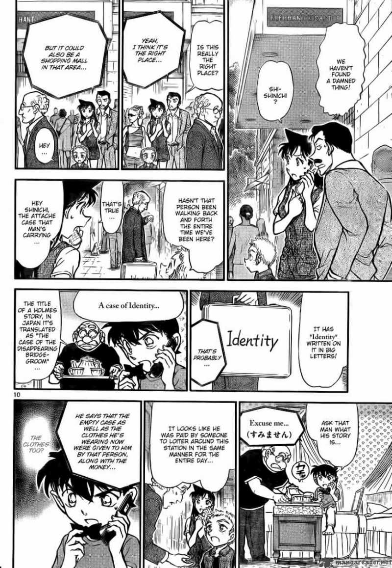 Read Detective Conan Chapter 747 The Holmes Code - Page 10 For Free In The Highest Quality