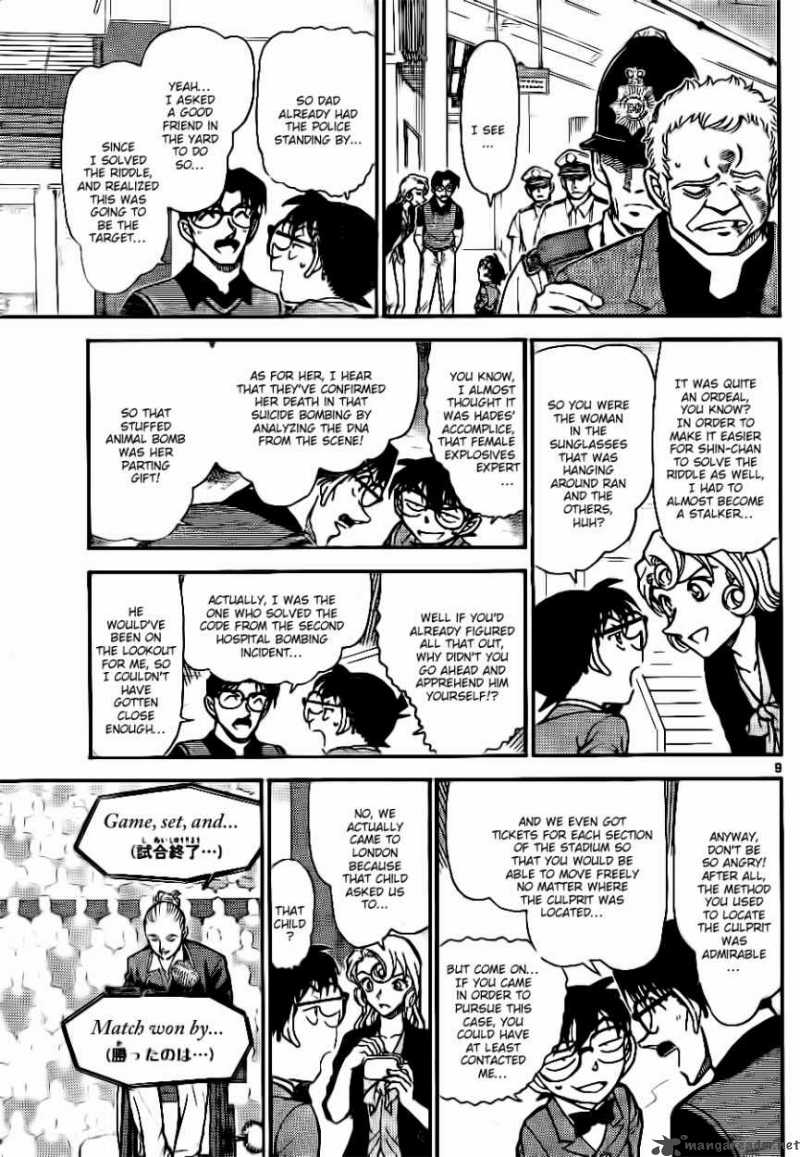 Read Detective Conan Chapter 752 A Troublesome, Tough Case - Page 9 For Free In The Highest Quality