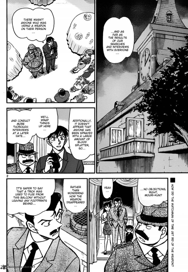 Read Detective Conan Chapter 764 The Ruler of Time - Page 2 For Free In The Highest Quality