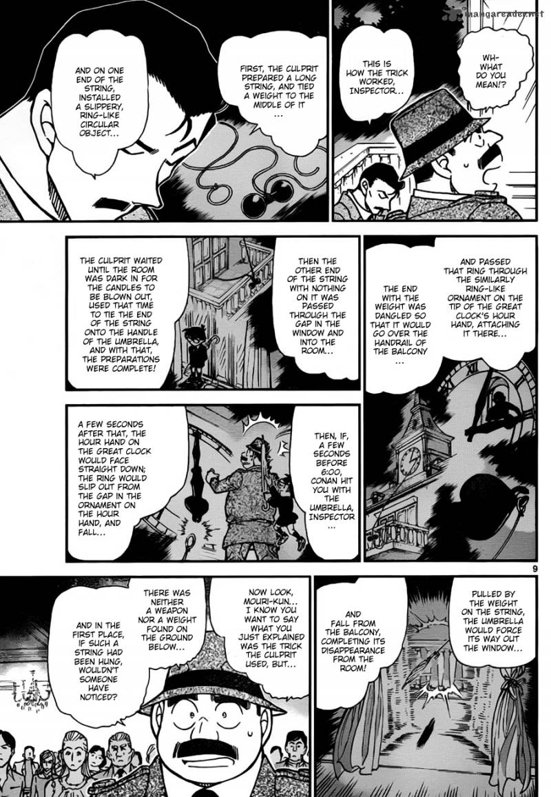Read Detective Conan Chapter 764 The Ruler of Time - Page 9 For Free In The Highest Quality