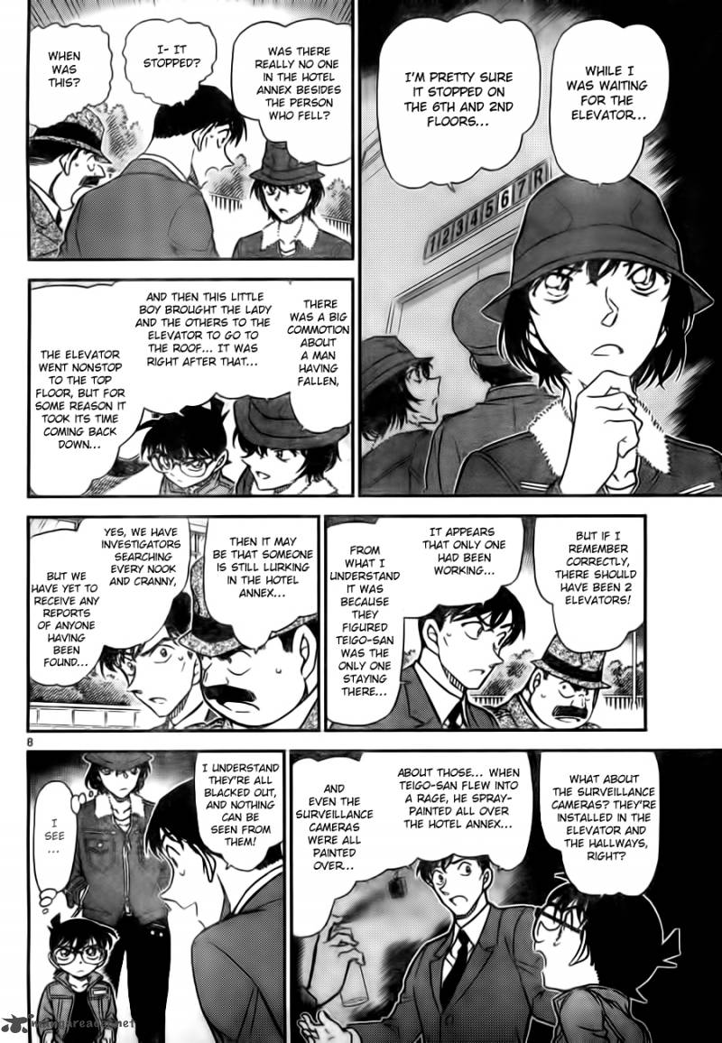 Read Detective Conan Chapter 769 A Detective Just Like You, Little Boy - Page 8 For Free In The Highest Quality