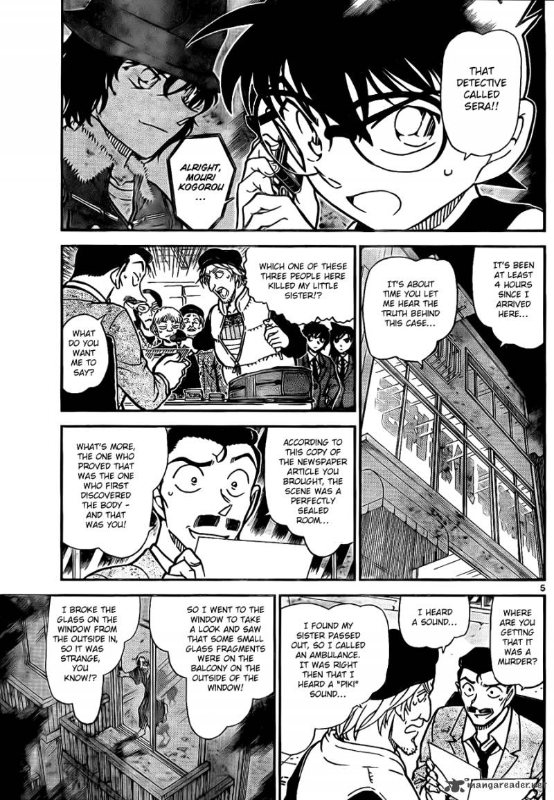 Read Detective Conan Chapter 772 Nickname Rules - Page 5 For Free In The Highest Quality