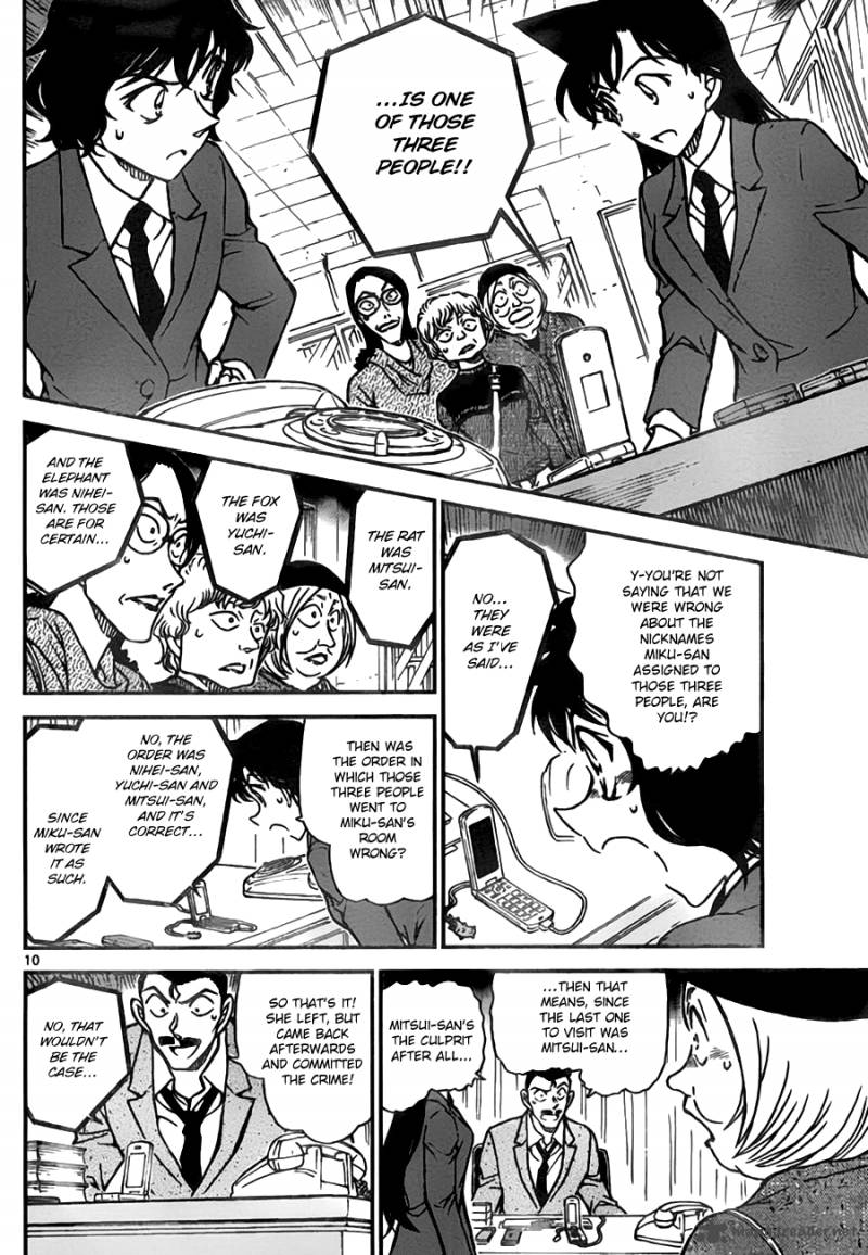 Read Detective Conan Chapter 774 The Book With The Unturned Pages - Page 10 For Free In The Highest Quality