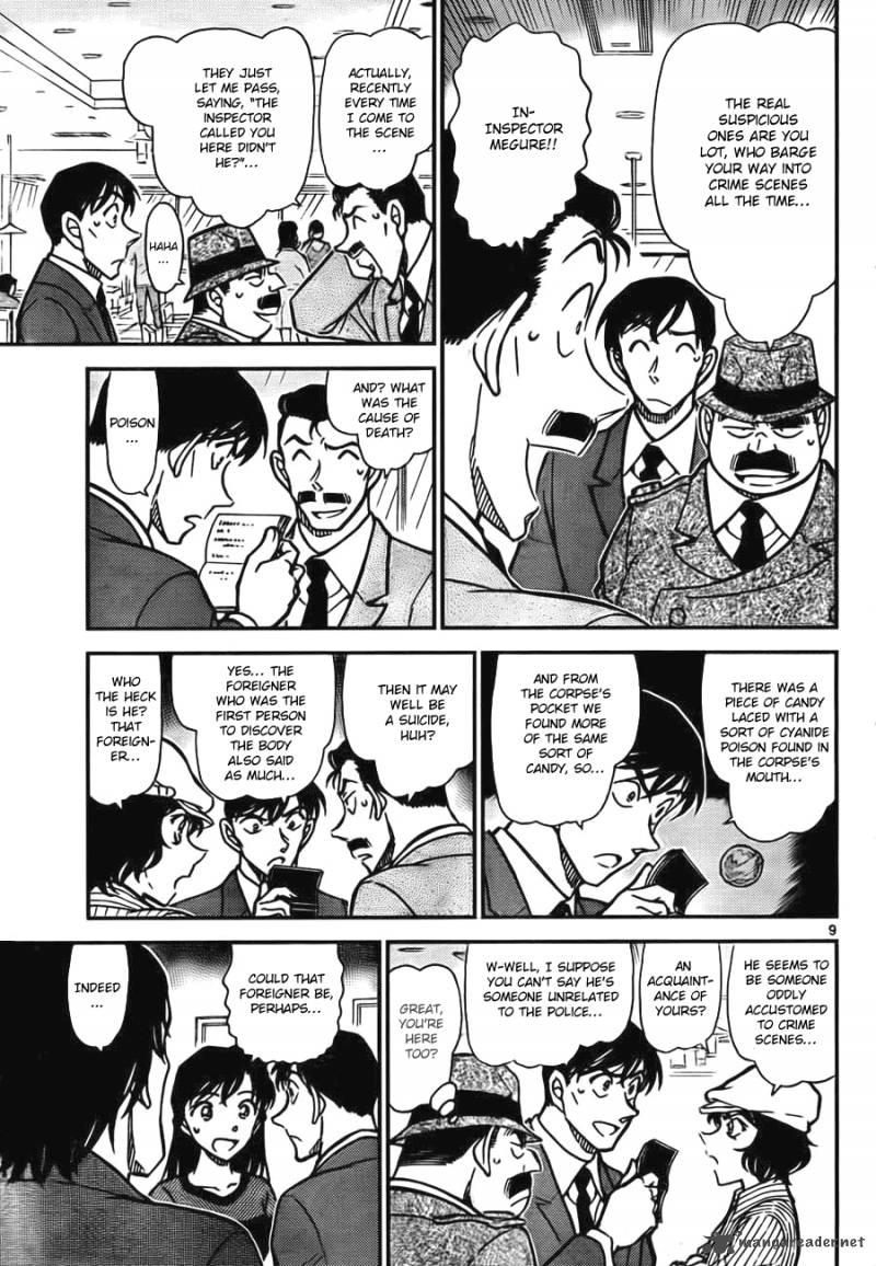 Read Detective Conan Chapter 778 Which One is Great(er) Detective? - Page 9 For Free In The Highest Quality