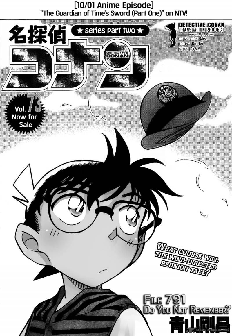 Read Detective Conan Chapter 791 Do You Not Remember? - Page 2 For Free In The Highest Quality