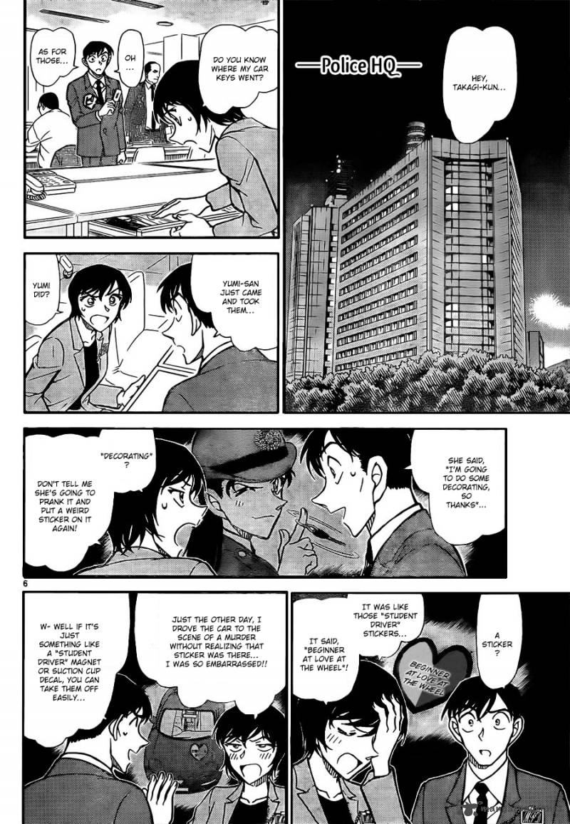 Read Detective Conan Chapter 792 Could You Possibly Be - Page 6 For Free In The Highest Quality