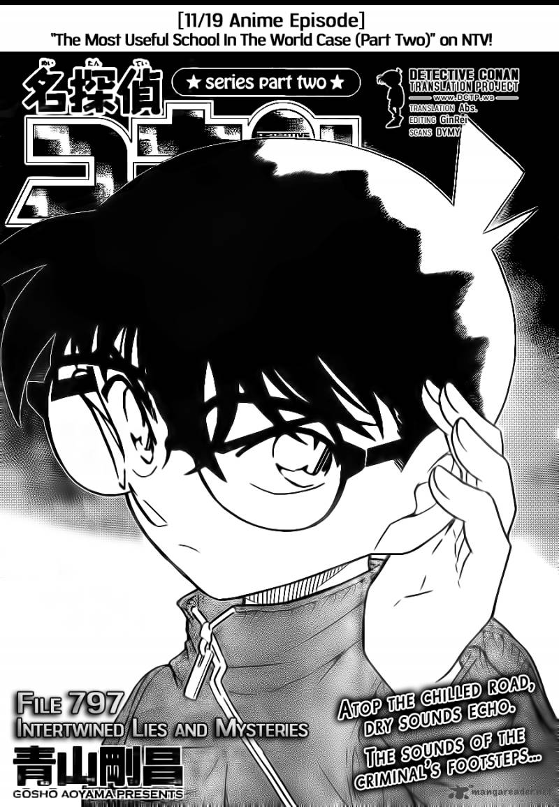 Read Detective Conan Chapter 797 Intertwined Lies And Mysteries - Page 1 For Free In The Highest Quality