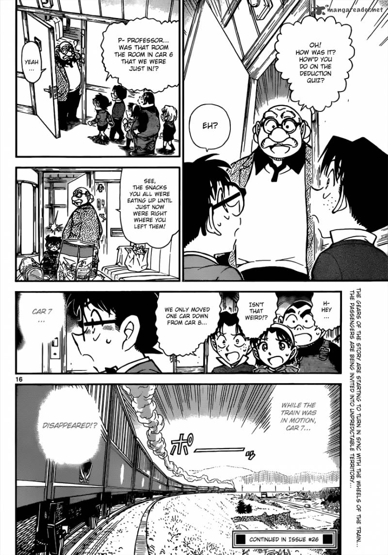 Read Detective Conan Chapter 818 Mystery Train! - Page 16 For Free In The Highest Quality