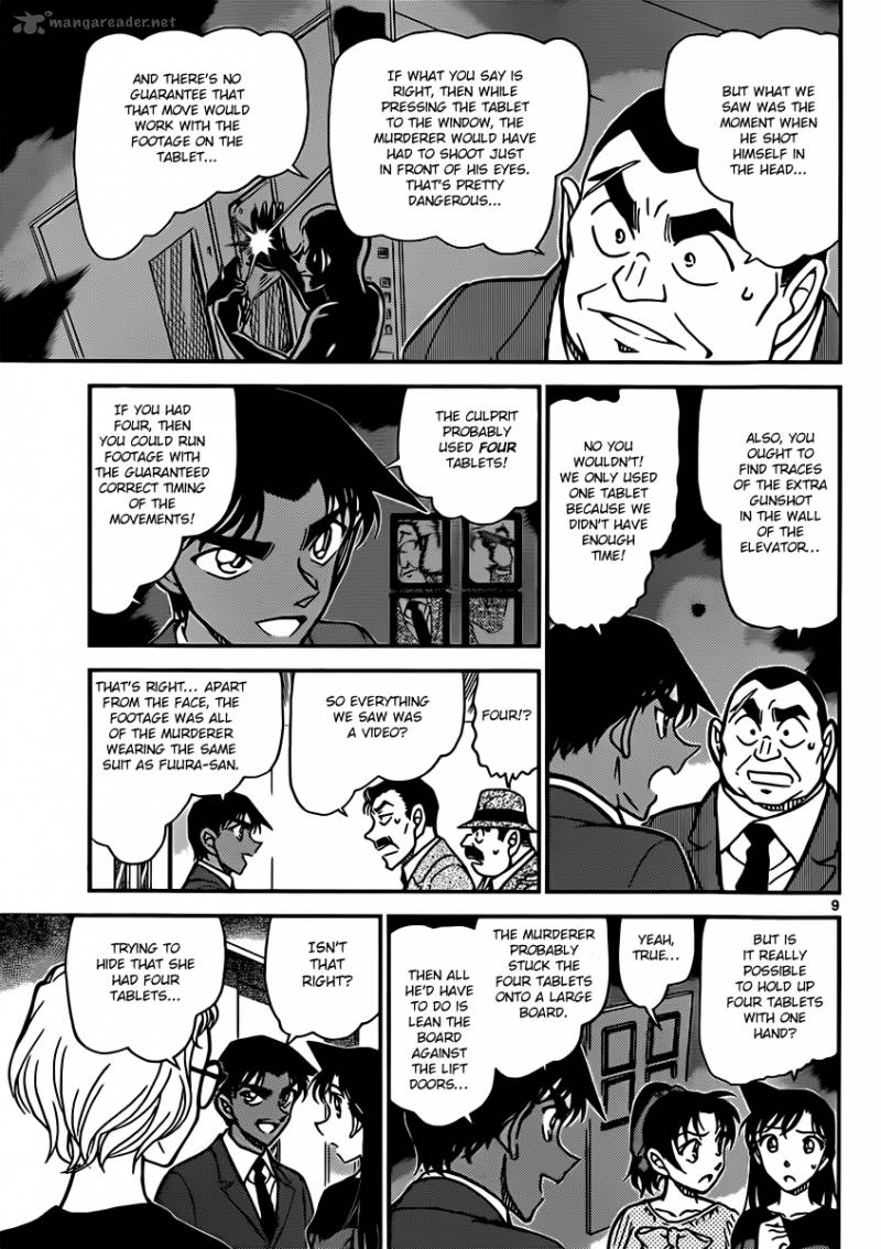 Read Detective Conan Chapter 833 Sensei's Trick - Page 9 For Free In The Highest Quality