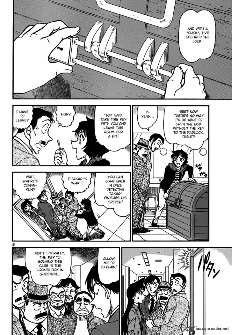 Read Detective Conan Chapter 846 The Magic Lock - Page 8 For Free In The Highest Quality