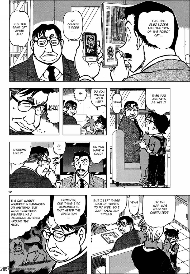 Read Detective Conan Chapter 865 Taii The Calico Cat - Page 12 For Free In The Highest Quality