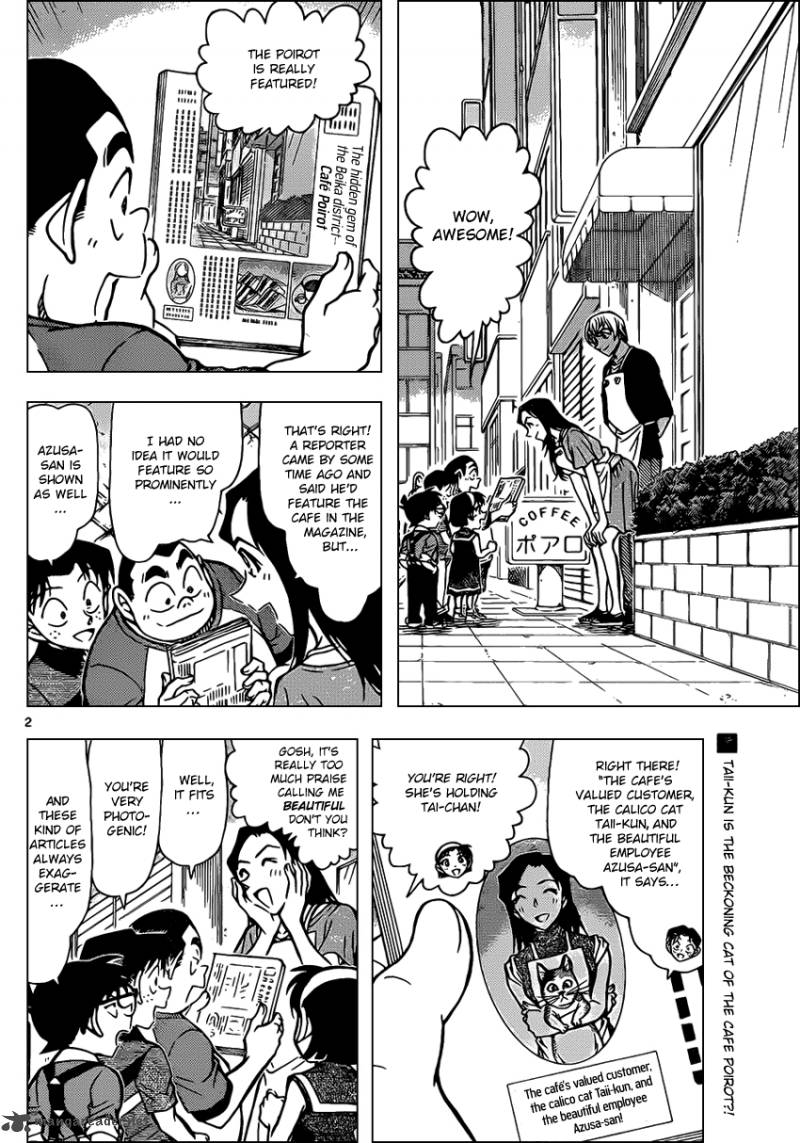 Read Detective Conan Chapter 865 Taii The Calico Cat - Page 2 For Free In The Highest Quality