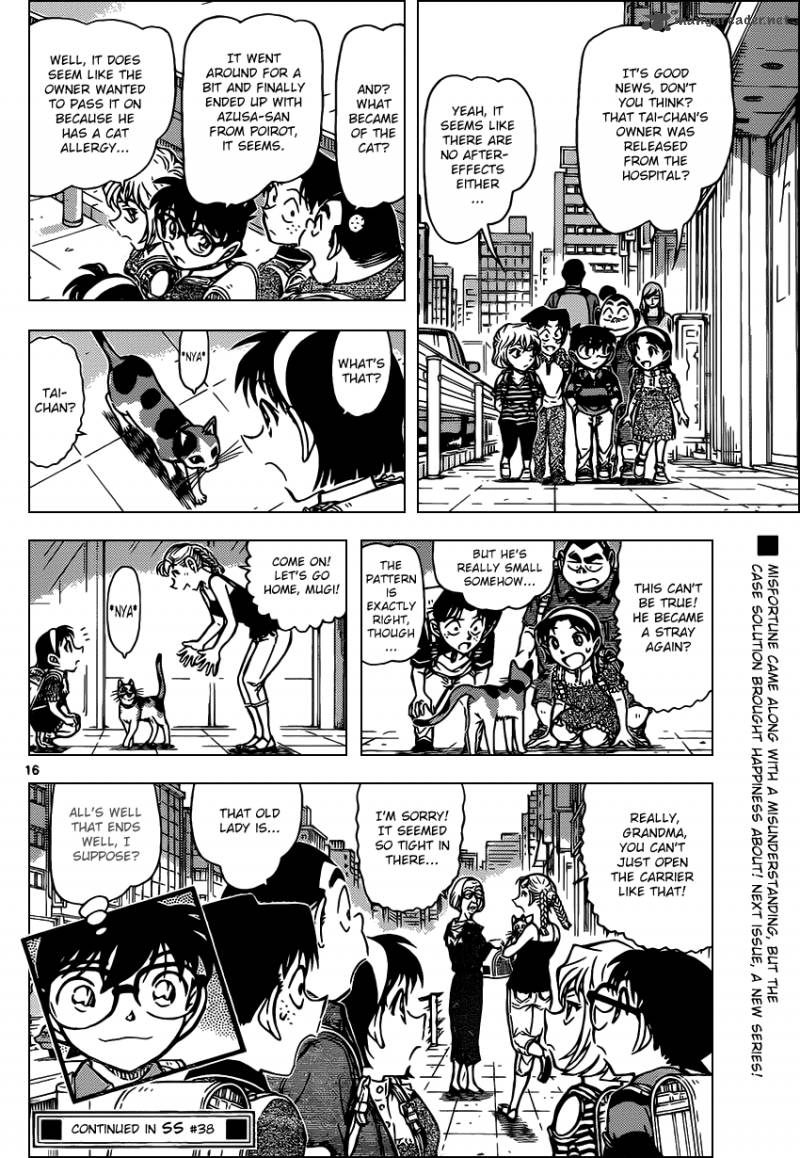 Read Detective Conan Chapter 868 Lucky Cat - Page 16 For Free In The Highest Quality