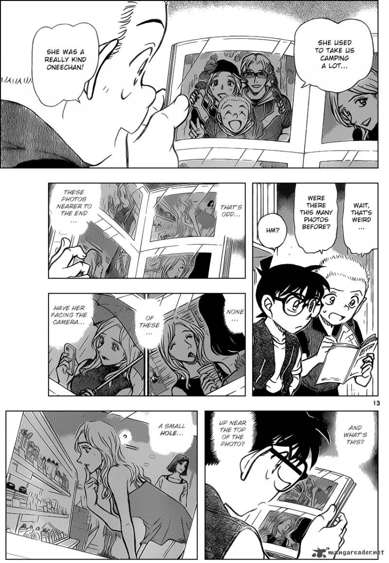 Read Detective Conan Chapter 869 It Hasn't Been There - Page 13 For Free In The Highest Quality