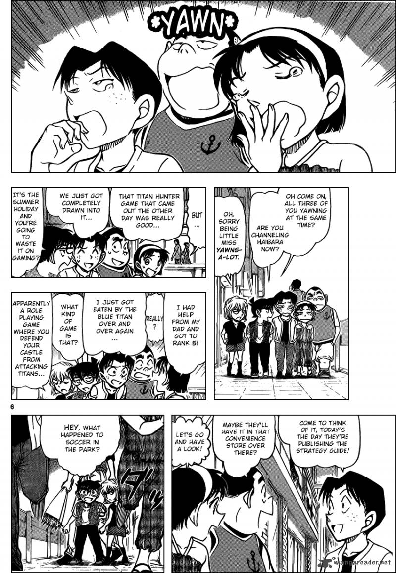 Read Detective Conan Chapter 869 It Hasn't Been There - Page 6 For Free In The Highest Quality