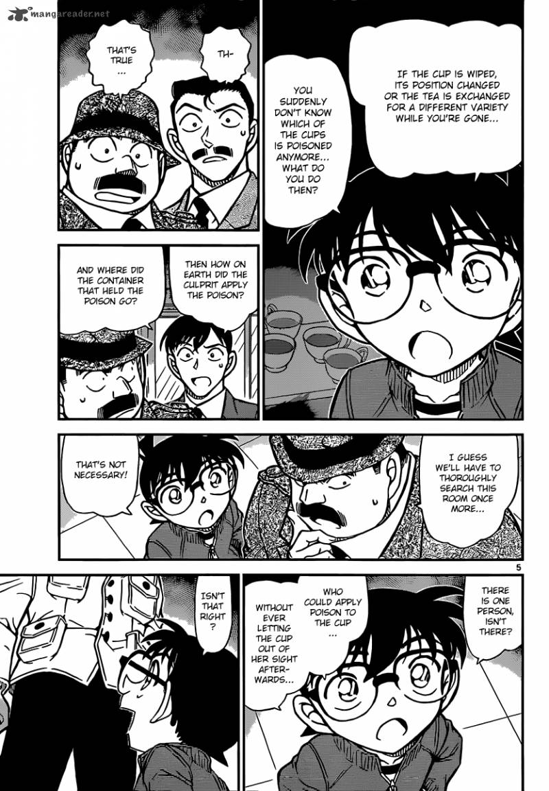 Read Detective Conan Chapter 890 High-Velocity Blood Splatters. - Page 5 For Free In The Highest Quality